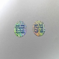 Autocollant adhésif personnalisé authentique, imprimé en sérigraphie holographique, surface brillante, étiquette anti-contrefaçon, garantie, logo personnalisé, cadeau