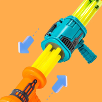 Pistolet à Eau de 56cm, Jeu de Plage d'Été, Jeux de Plein Air, Jouet, Super Long, 5 Tube, Canon à Eau pour Enfants, Nouveauté