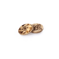 Style de fleur mixte en bois sculpté rond couture bricolage artisanat Scrapbooking boutons en bois vêtements ajustés robe outil de couture