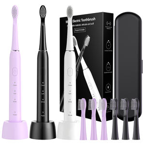 Logo personnalisable couleur IPX7 étanche USB type c charge sans fil longue durée de vie de la batterie brosse à dents électrique sonique intelligente M500 - Product Image 1