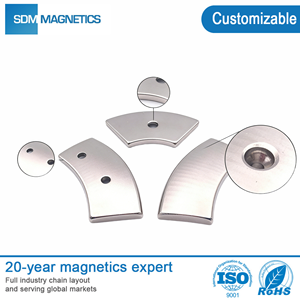 عينات متاحة: مغناطيس قوسي دائم من النيوديميوم (NdFeB) صناعي مخصص الشكل والدرجة مع خدمة القطع - Product Image 1