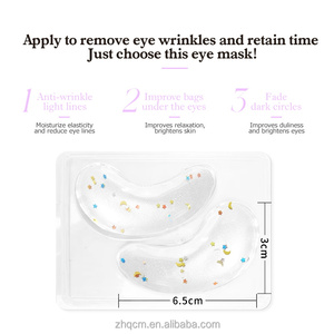 Meilleure vente Coussinets <span class=keywords><strong>pour</strong></span> les yeux en gel de collagène <span class=keywords><strong>pour</strong></span> soins personnels de beauté Masque hydrogel doré <span class=keywords><strong>anti</strong></span>-rides en cristal <span class=keywords><strong>pour</strong></span> les yeux - Product Image 6