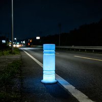 Borne de signalisation lumineuse étanche à télécommande, batterie au lithium, indice IP54, intensité variable, pour décorations de fêtes et événements nocturnes en extérieur