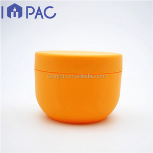 Bowl shape PP 4oz body butter plastic jars container with screw lid 120g