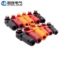 Connecteur de stockage d'énergie à courant élevé, plaqué argent, mâle/femelle, IP67, résistant aux flammes UL94-V0, 1000V 1500V, pour batterie