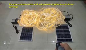 सेन्या-समर्थक नेतृत्व 2835 सौर नेतृत्व वाली स्ट्रिप लाइट आईपी 67 वाटरप्रूफ आउटडोर पार्टी होम रिचार्जेबल डेरा - Product Image 2