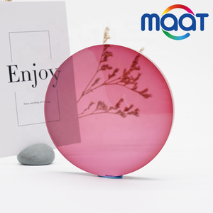 MAAT निर्माता 1.56 सेमी फ़िनिश फोटो गुलाबी फोटोक्रोमिक लेंस ब्लैंक - Product Image 3