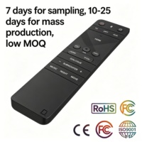 Télécommande IR personnalisée à 22 touches, ABS écologique, code fixe, apprentissage IR, évolutif pour TV/barre de son/projecteur/DVD
