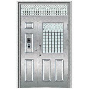 Porte de sécurité en acier, entrée latérale, antivol, design contemporain, origine Yunnan - Product Image 2