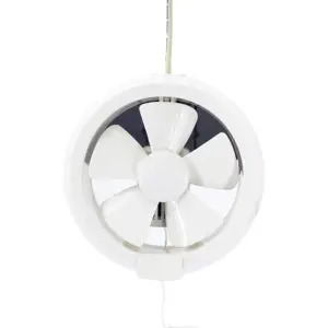 Hot Selling Glass Round 25 W Wall Mounted Bathroom Ventilation Exhaust Fan In Home