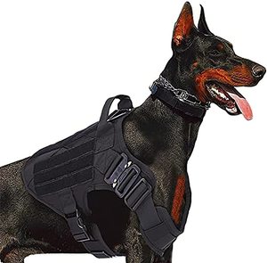 <span class=keywords><strong>Harnais</strong></span> tactique pour <span class=keywords><strong>chien</strong></span> avec poignée, gilet pour chiens, contrôle facile en extérieur, gilet d'entraînement réglable, <span class=keywords><strong>collier</strong></span> pour <span class=keywords><strong>chien</strong></span> - Product Image 3