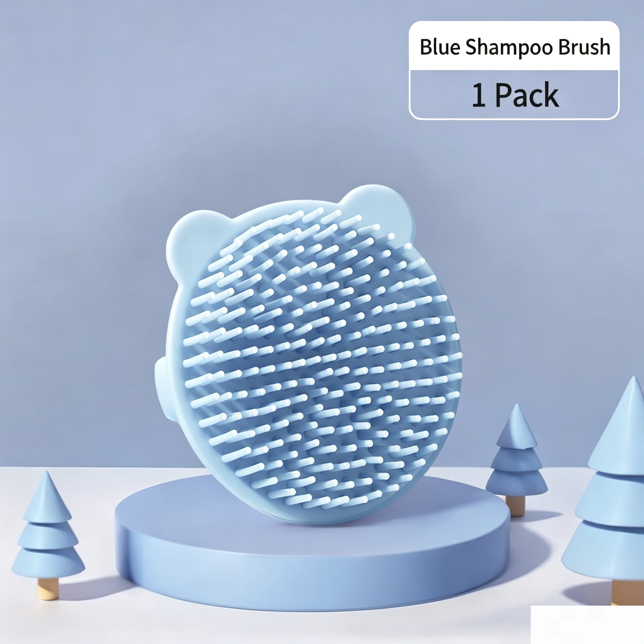 Brosse de douche - bleue