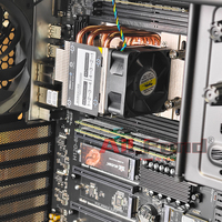 Châssis Barebone 70B 32B pour serveur IA PC avec 2/4 GPU MI50 et CPU EPYC, compatible LLaMA Vllm, moule privé, origine Chine, en stock