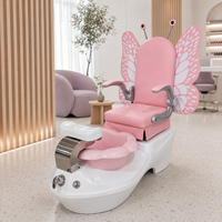 Chaise de pédicure spa pour enfants 2026, design mignon de dessin animé, professionnelle, avec hydrojet, pour salon de beauté pour enfants