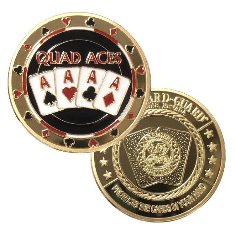 Protecteur de carte de protection de carte de poker en métal - Haute qualité