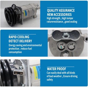 035260803F 1138090 1-2PK 12V Pièce de climatisation automobile Compresseur de climatisation pour Audi Mercedes Benz 450Sl Jaguar - Product Image 3