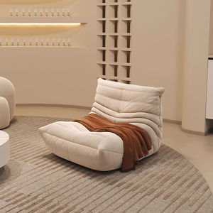 Canapé en arc de vent en crème italienne, combinaison moderne pour salon, salon de beauté, hôtel, club senior, réception, négociation - Product Image 4