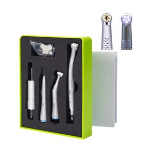 Handpiece Dental Shadowless 5 LED E-generator Dengan Semprotan Internal Turbin Kecepatan Rendah Alat Poles 2/4 Lubang Material Gigi - Product Image 1