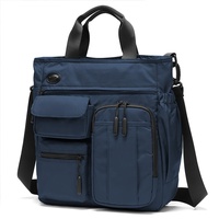 Sac à bandoulière classique pour homme, léger, imperméable, multi-compartiments, sacoche pour ordinateur portable, sac pour documents A4