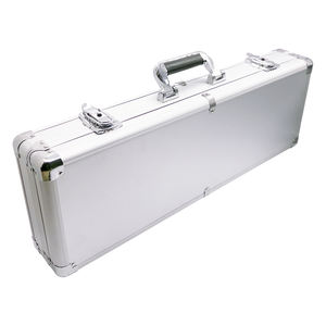 Valise de transport à prix d'usine, boîtes en aluminium argentées pour <span class=keywords><strong>guitare</strong></span>, personnalisables, support OEM pour l'emballage - Product Image 3