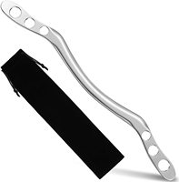 Ensemble de 5 outils de Massage de grattage Gua Sha en acier inoxydable, outil de physiothérapie de mobilité des tissus mous