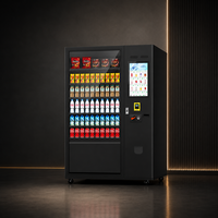 BANDENG 6610 22T Machine de vente combinée à écran tactile intégrée à une vitrine réfrigérée pour la configuration de projets de vente au détail
