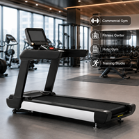 Tapis roulant électrique commercial personnalisé OEM, pliable, écran LED, 200 kg, pour salle de sport, musculation, fitness