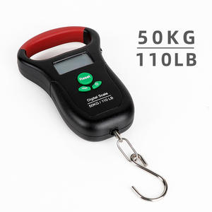 Nueva Báscula de Viaje Electrónica Portátil de 50 kg, Pantalla LCD, Material Plástico, Funciona con Batería, para Colgar, Pesca, Equipaje, Exportación Directa - Product Image 4