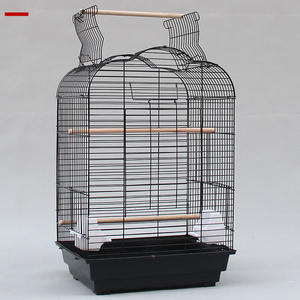 Vente flash <span class=keywords><strong>Cage</strong></span> à oiseaux en acier inoxydable <span class=keywords><strong>Cage</strong></span> d'élevage d'oiseaux Toit ouvert Motif de points Plateau en plastique <span class=keywords><strong>Cage</strong></span> d'élevage de perroquets - Product Image 5
