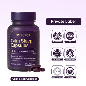 Cápsulas de L-Teanina de 100 mg, Fórmula OEM, Cápsulas de Melatonina para Favorecer el Sueño, para Marcas de Suplementos para la Salud - Product Image 5