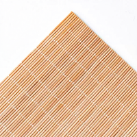 Tapis de table de cuisine isolant thermique en bambou tressé écologique, antidérapant, design classique carré, épaisseur 2 mm – Offre Spéciale