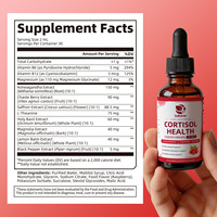 Complément Liquide Équilibrant le Cortisol avec Ashwagandha, Safran, L-Théanine, Magnésium, B6, B12 – Marque Blanche, Vente en Gros
