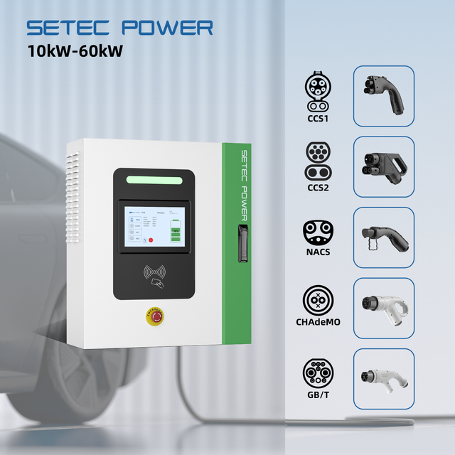 Home Dc Fast Level 3 Wall Mounted Charging Stations 480/380/220Vac Three-phase/220Vac Single-phase Dc Electric Vehicle Charger