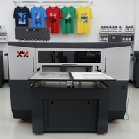 Mesin Cetak Kaos Double Station 2026 Terbaru Tinta Pigment 9 Warna Direct to Garment 50*70CM Printer DTG Garansi 1 Tahun