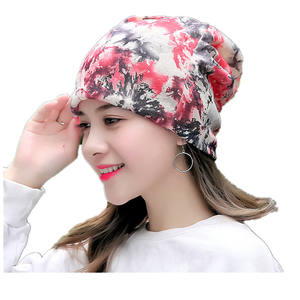 <span class=keywords><strong>Bonnet</strong></span> ample en gros pour le printemps et l'été, bonnets fins imprimés, casquettes décontractées pour l'automne, chapeaux de chimiothérapie - Product Image 5