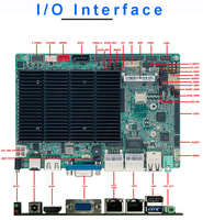 Carte mère industrielle Mini ITX DDR4 avec processeur Core I3 I5 10210U DP VGA 2*SATA3.0