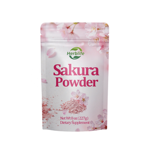 Poudre de Sakura (Fleur de Cerisier) Pure OEM Marque Blanche 227g pour Complément Alimentaire Antioxydant - Product Image 1