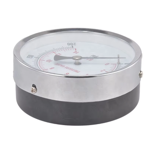 ब्लैक प्लास्टिक केस स्नैप-इन लेंस के नीचे कनेक्शन के साथ डुप्लेक्स दबाव गेज - Product Image 3