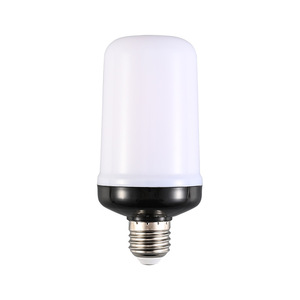 مصباح LED محاكي للهب بـ 51 خرزة، بهيكل أسود، مقاوم للماء بمعيار IP54، زاوية إضاءة 360 درجة، يعمل بالتيار المتردد، للاستخدام في الفنادق والساحات والحدائق - Product Image 2