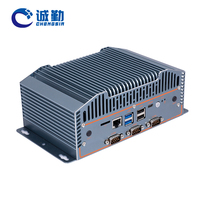 OEM 4 LAN 6Com Embedded Industrial Fanless Mini PC Case with 12th Gen N150 N100 N95 N200 N305 Cpus
