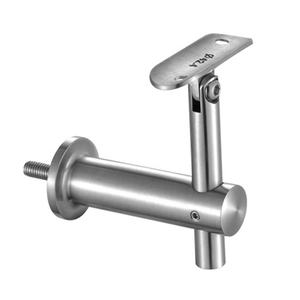 Revêtement de sol moderne en acier inoxydable satiné Rampe d'escalier pour bâtiment Rampe de verre pour piscine Câble Miroir Garde-corps - Product Image 2