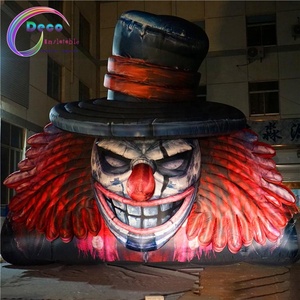 Décorations gonflables d'Halloween, tête de clown rire effrayante de dessin animé, clown géant gonflable effrayant de <span class=keywords><strong>cirque</strong></span> - Product Image 2