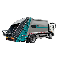 Camion à ordures compacteur HaoWo 10CBM, poids total autorisé 14060 kg, véhicule de collecte des déchets municipaux