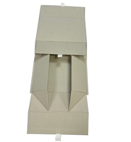 Boîtes d'emballage en papier magnétique personnalisées en gros, couleur ivoire, haut de gamme, écologiques, avec pelliculage mat, pour la promotion e-commerce