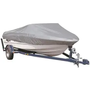 Venta directa de fábrica de 600D Oxford agua y resistente a los rayos UV Trailerable Universal cubierta de barco