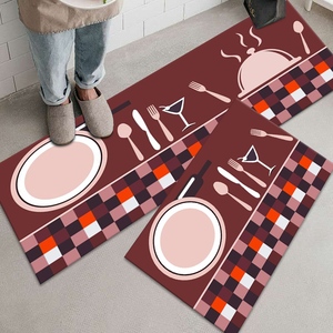 2 Pcs Set <span class=keywords><strong>Tapis</strong></span> <span class=keywords><strong>de</strong></span> support en caoutchouc moderne <span class=keywords><strong>Tapis</strong></span> <span class=keywords><strong>de</strong></span> <span class=keywords><strong>cuisine</strong></span> antidérapant <span class=keywords><strong>Tapis</strong></span> <span class=keywords><strong>de</strong></span> <span class=keywords><strong>cuisine</strong></span> imperméable pour sol - Product Image 3