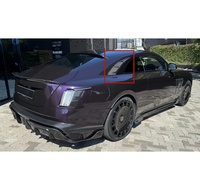 Kit de décoration de voiture pour Rolls Royce Spectre, style M amélioré, fibre de carbone sèche 3K de haute qualité, kit de décoration de la lunette arrière