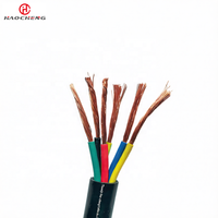 Cable de Control Flexible KVVR 450 750V con Núcleo de Cobre, Aislamiento de PVC y Cubierta de PVC para Instalación Fija