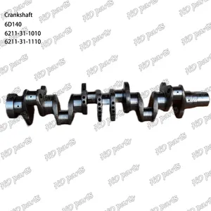 6D140 Crankshaft 6211-31-1010 6211-31-1110 Suitable For Komatsu Engine Parts