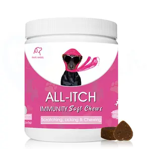 Dog Allergy Immune Supplement Soothes Itchy And Sensitive Pet Skin Care Seasonal Allergies Flea And Tick Treatment For Dogs